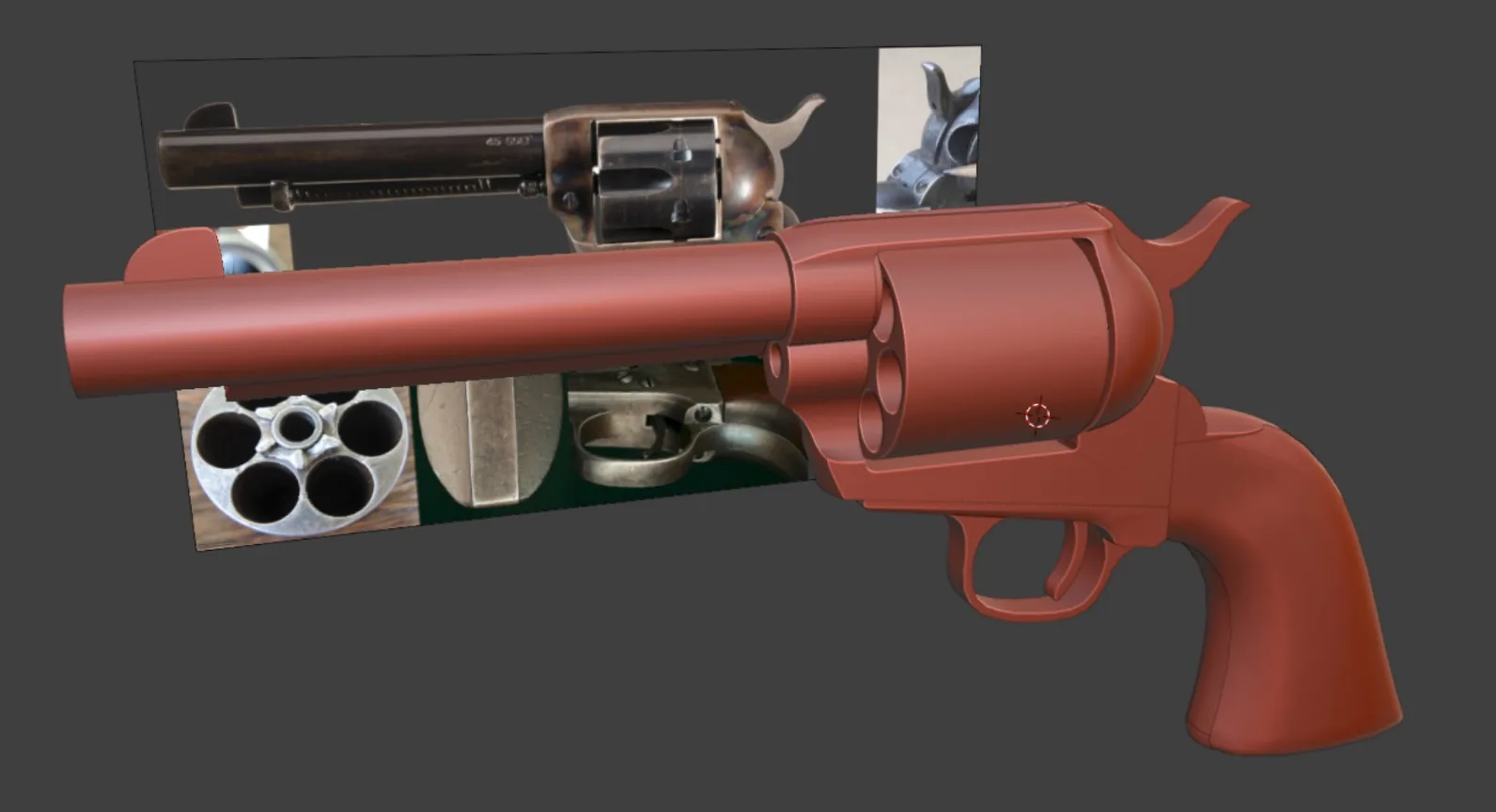 Моделирование и текстурирование детального Colt Single Action Army — изображение 5