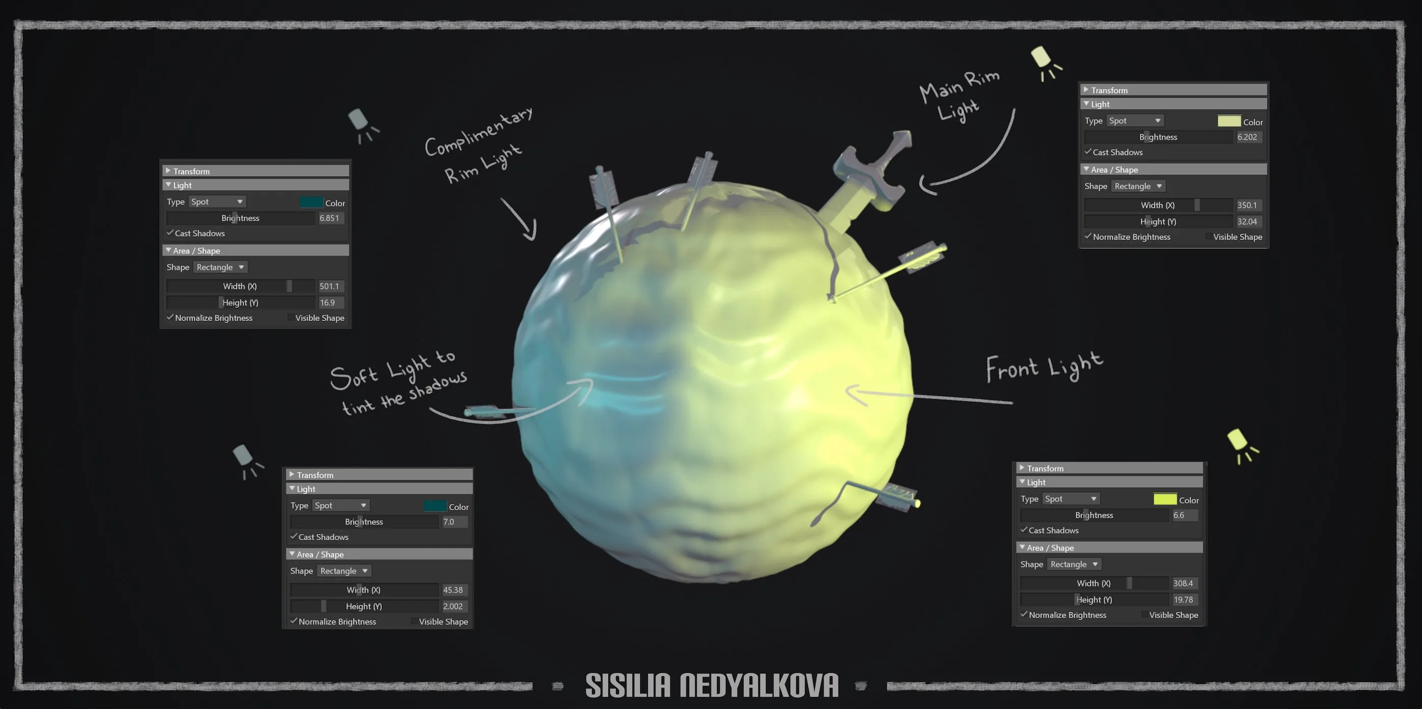 Создание сферы из слайма с помощью Maya, ZBrush и Substance 3D Designer — изображение 6