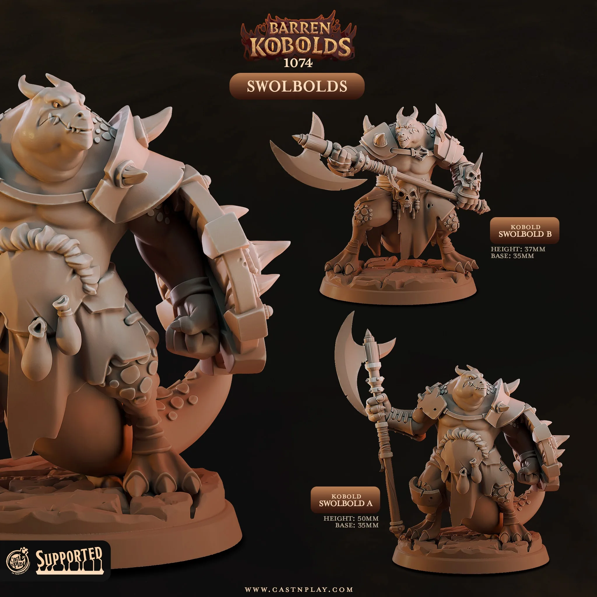 How Cast n Play Creates 3D Printable Tabletop Miniatures and Sets - изображение 3