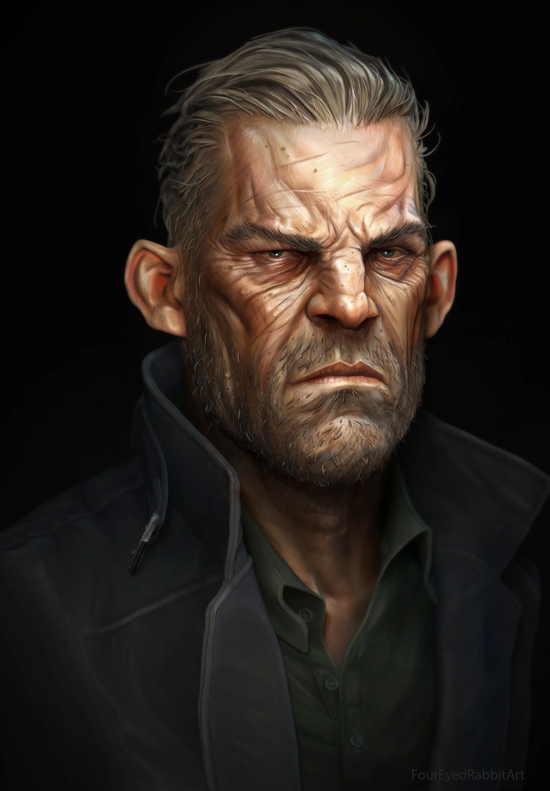 Взгляните на этого персонажа из Dishonored 2, скульптурированного и раскрашенного в ZBrush - изображение 1
