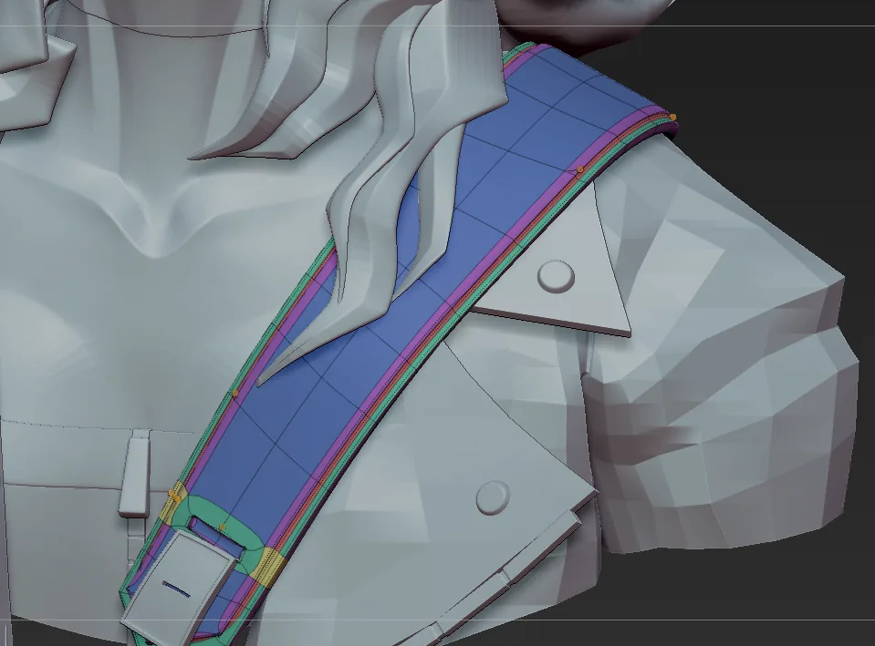 Sculpting Edgy Female Rock Star Character Bust In 3D - изображение 8