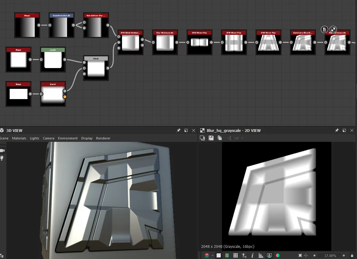 Sci-Fi Hard-Surface Workflow and Custom Tools for Substance Designer - изображение 3