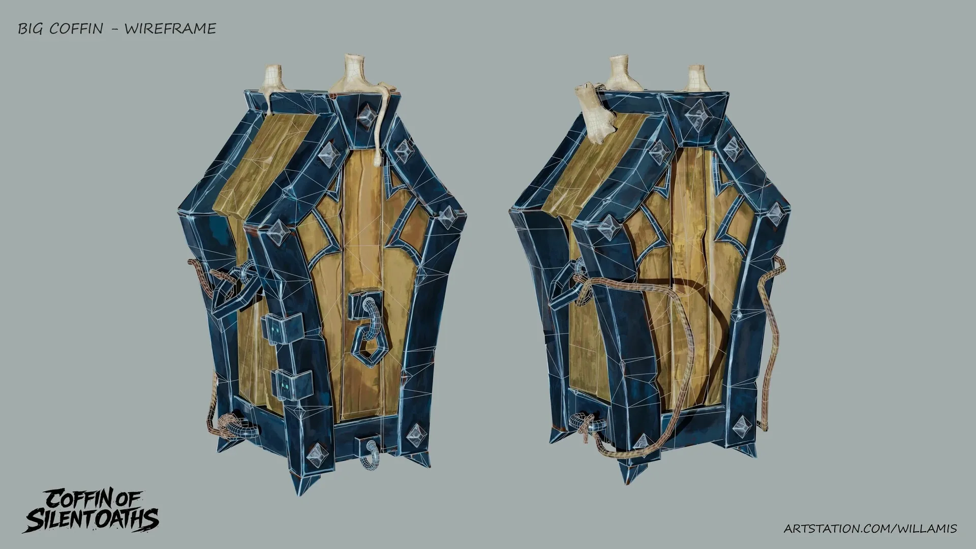 Как превратить концепцию гроба в стилизованный и детализированный 3D-объект — изображение 12