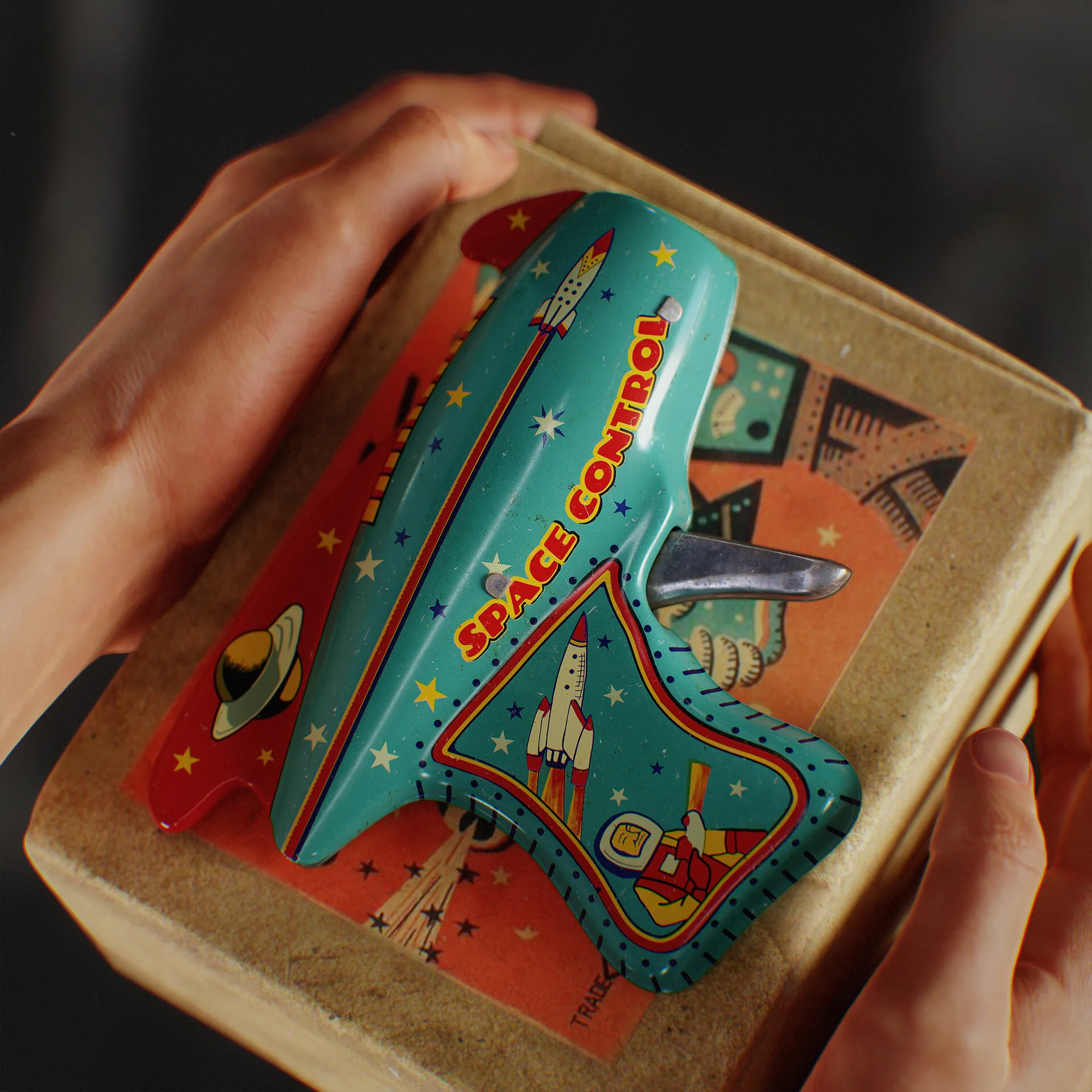 Изучи, как сделать в 3D игрушку «Ретро-космический бластер» от Веданта Трипати