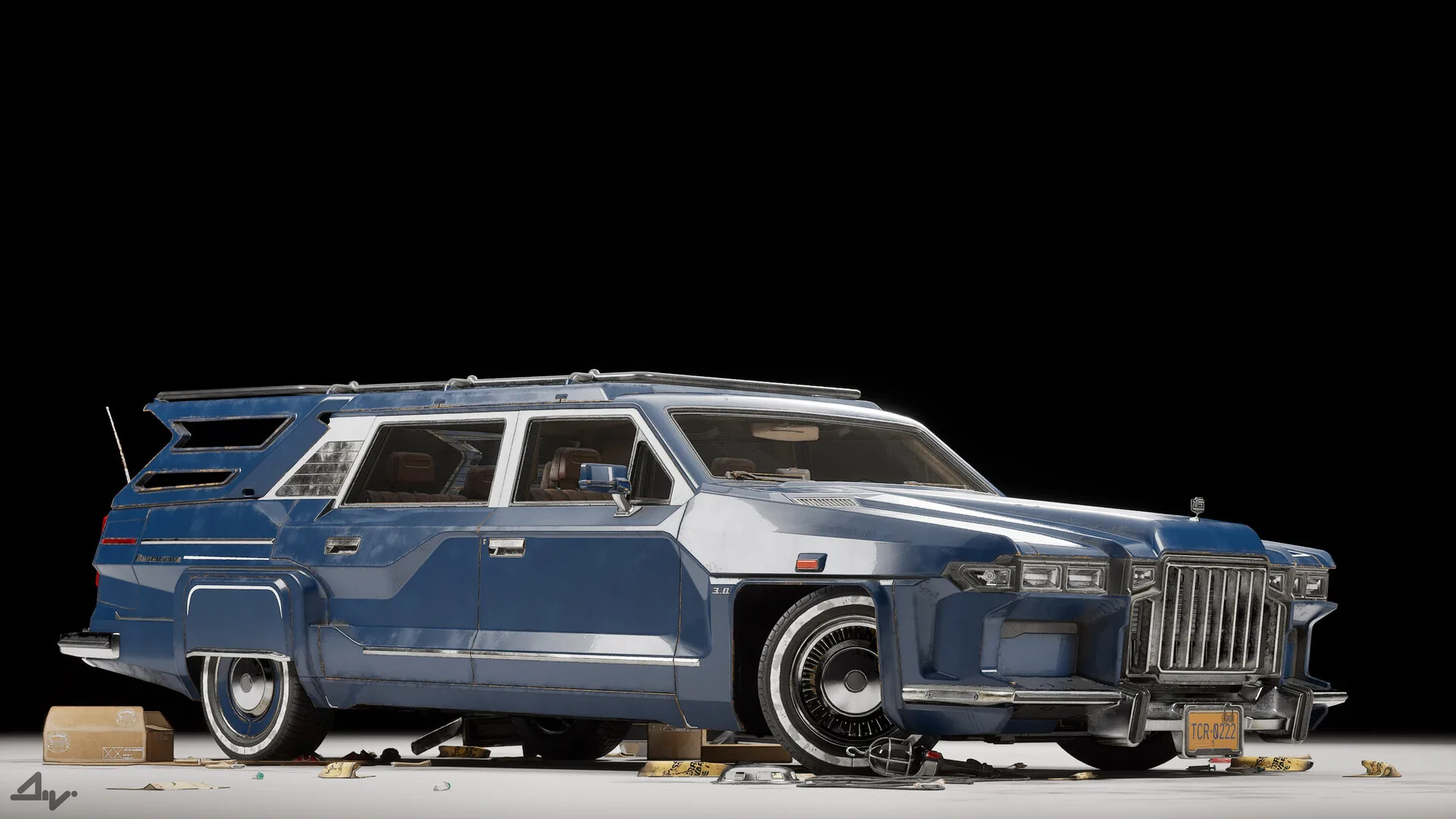 Создание 3D-автомобиля, похожего на седан, с помощью Unreal Engine 5