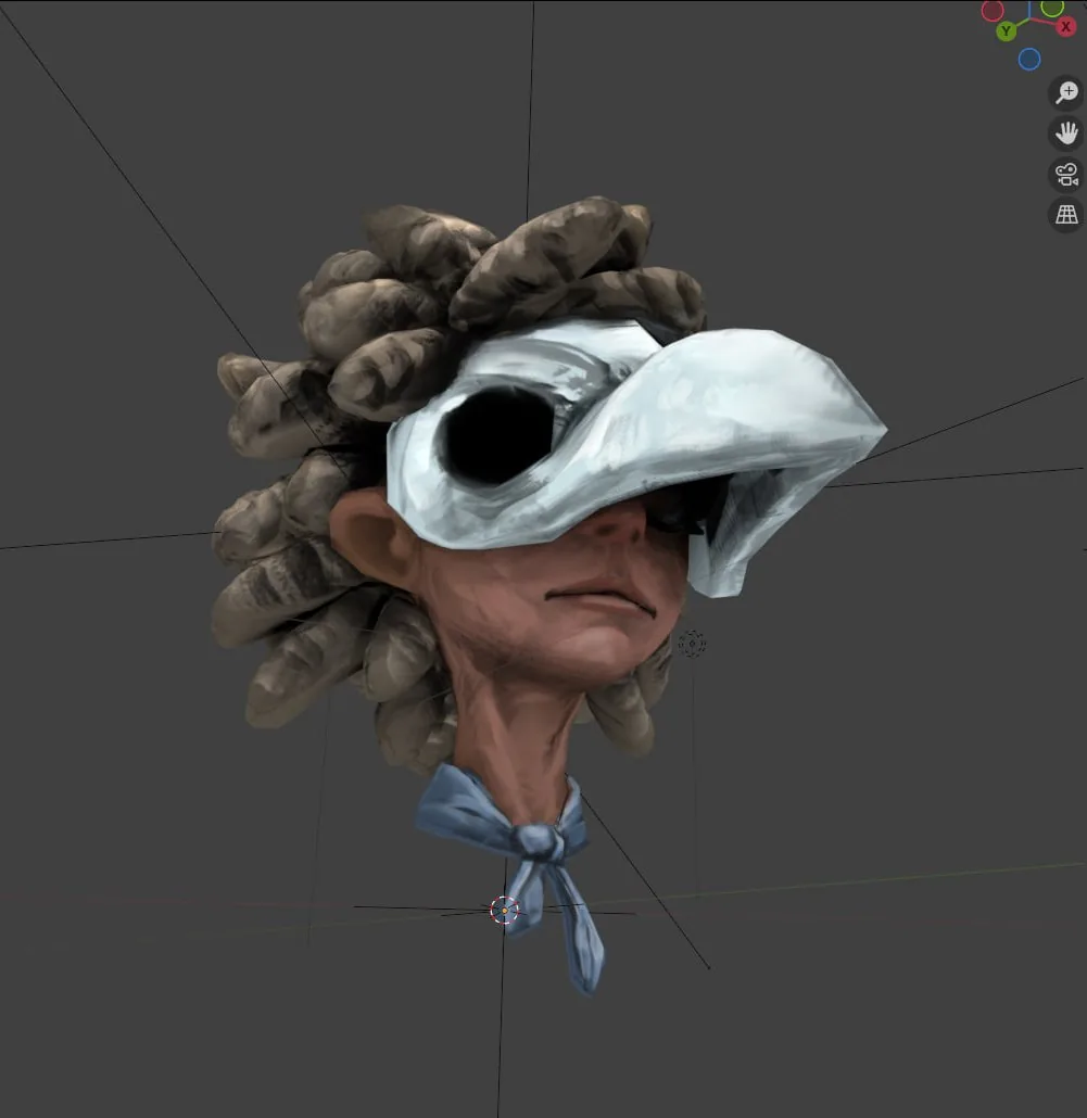 Экспериментирование с Blender для создания персонажа в стиле Little Nightmares в 3D