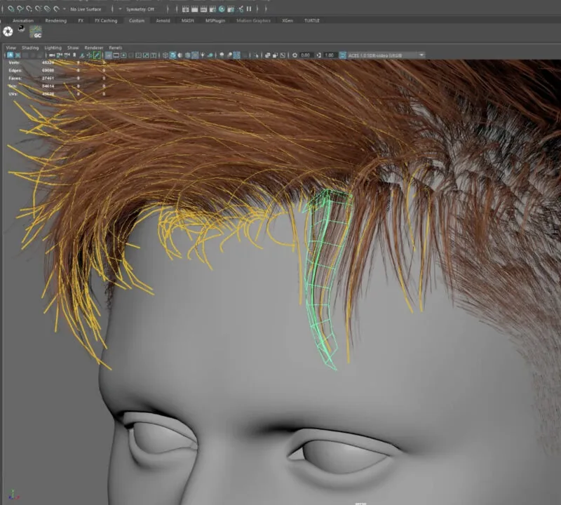Художник представляет новый плагин для Maya, упрощающий создание карт волос в реальном времени.