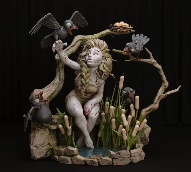 От модели до заставки ZBrush:
