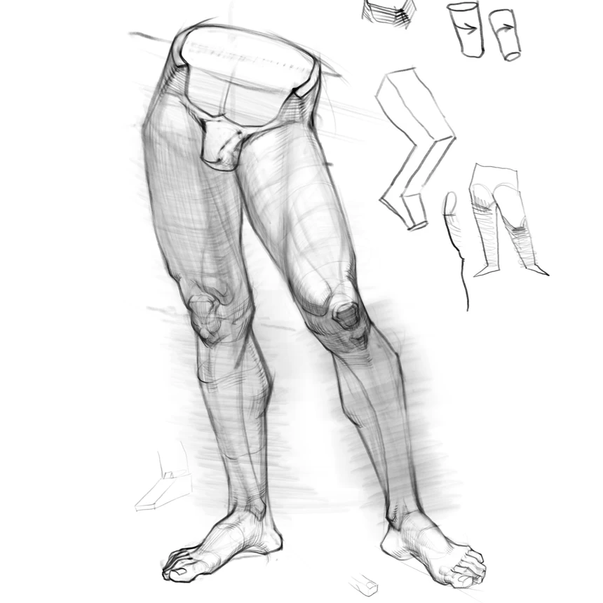 How to Draw Legs