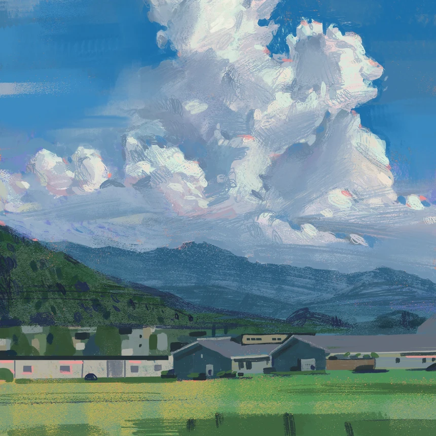 How to draw clouds