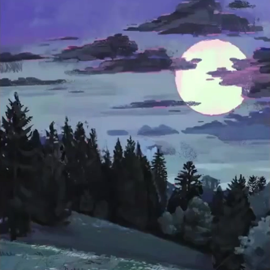 How to draw a landscape