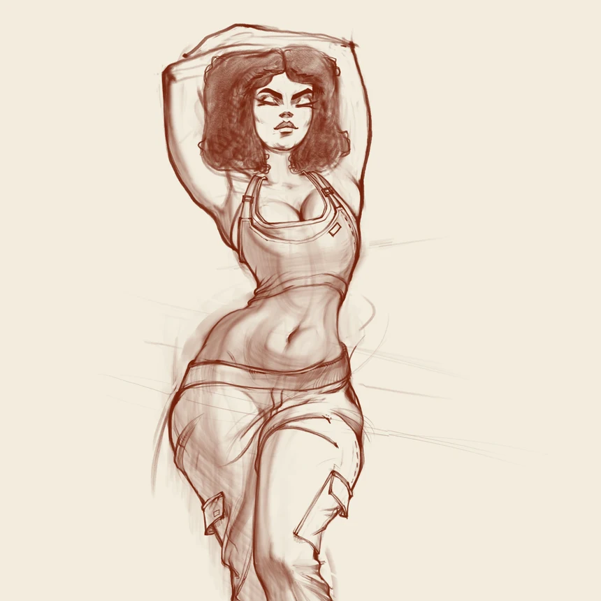 How to draw folds and drapery